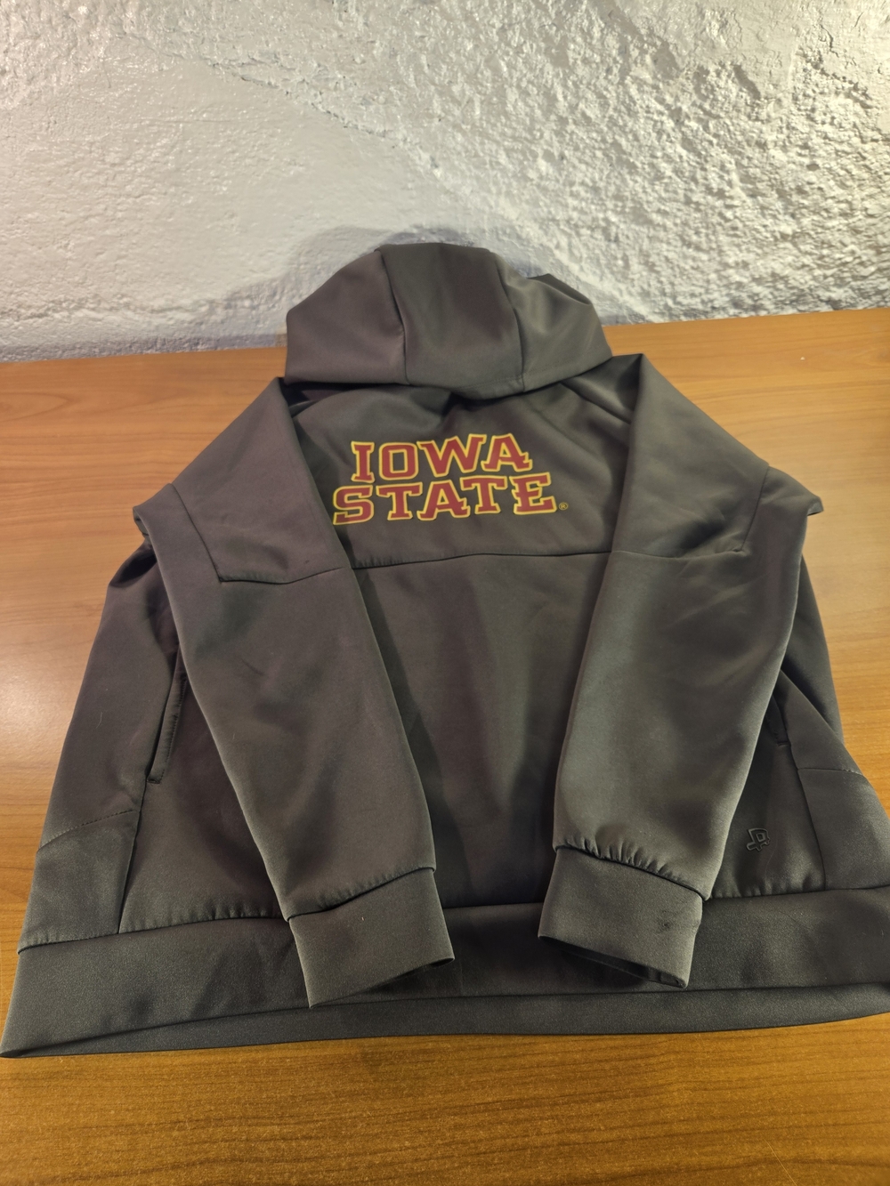 Authentic Brand Iowa State Cyclones Performance Hoodie Mens S Gray NCAA Fleece